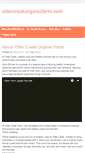 Mobile Screenshot of ottercreekorganicfarm.com